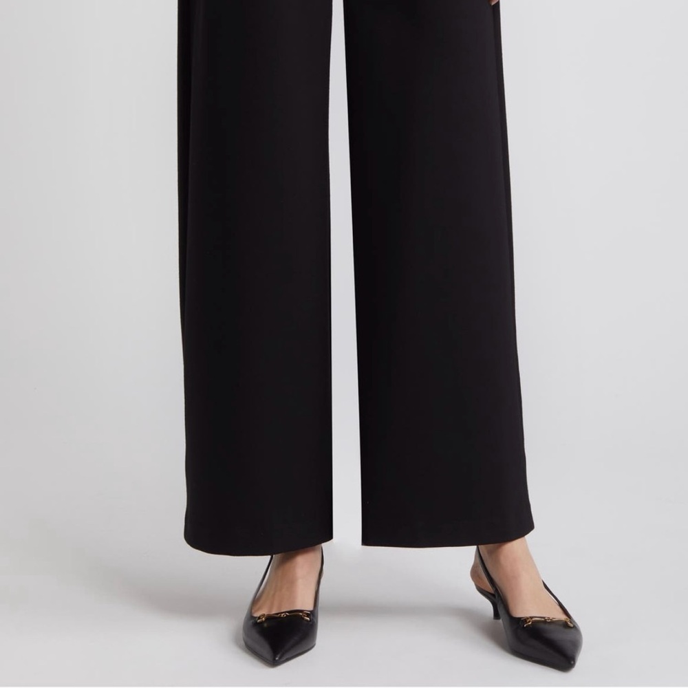 Wit & Wisdom Ab Solution Skyrise Wide Leg Black Pants - Picture 3 of 11